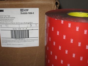 3M 4229P 4910 Acrylic Double Sided Tape Automotive Foam Tapes,0.8mm thickness,Grey color